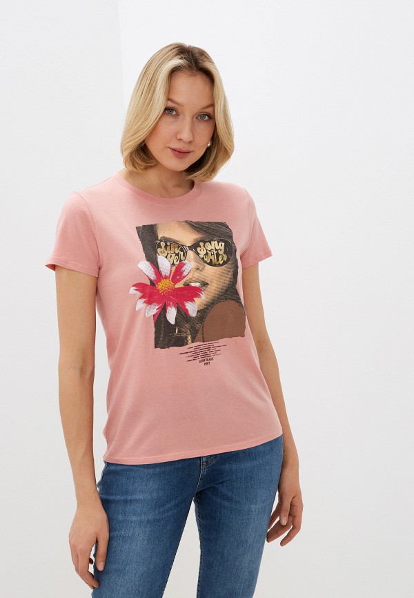 

Футболка Guess Jeans, Розовый