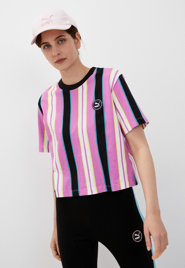 

Футболка PUMA, Разноцветный, SWxP Relaxed AOP Tee