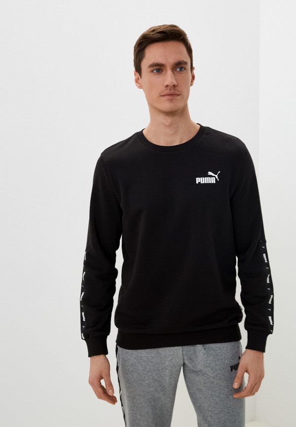 

Свитшот PUMA, Черный, ESS+ Tape Crew TR