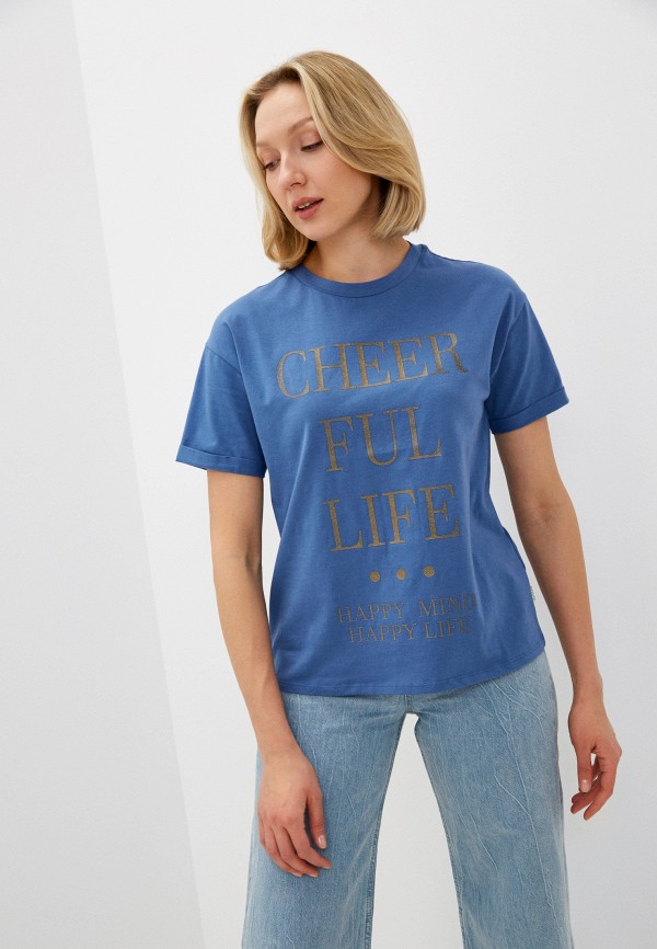 

Футболка Betty & Co, Синий, Betty & Co RTLABF229401