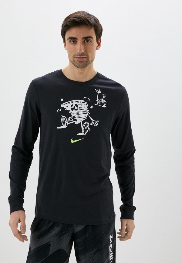 

Лонгслив Nike, Черный, M NK DF TEE LS HUMOR