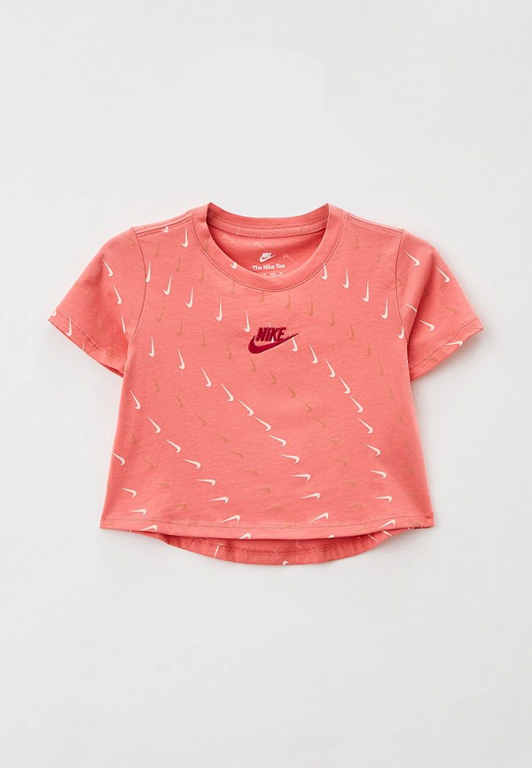 

Футболка Nike, Коралловый, G NSW TEE CROP SWOOSHFETTI