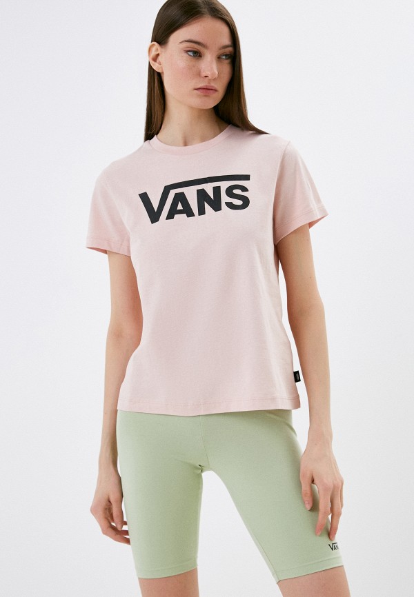 

Футболка Vans, Розовый, WM FLYING V CREW TEE