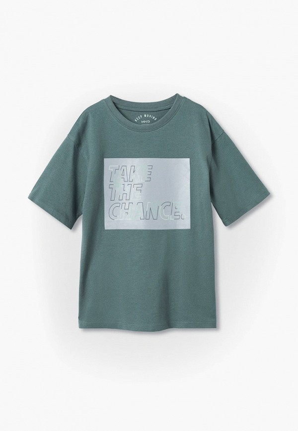 

Футболка Mango Kids, Хаки, TAKE
