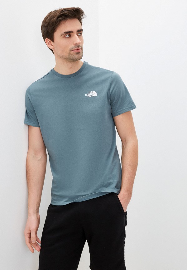 

Футболка The North Face, Бирюзовый, M S/S SIMPLE DOME TEE - EU
