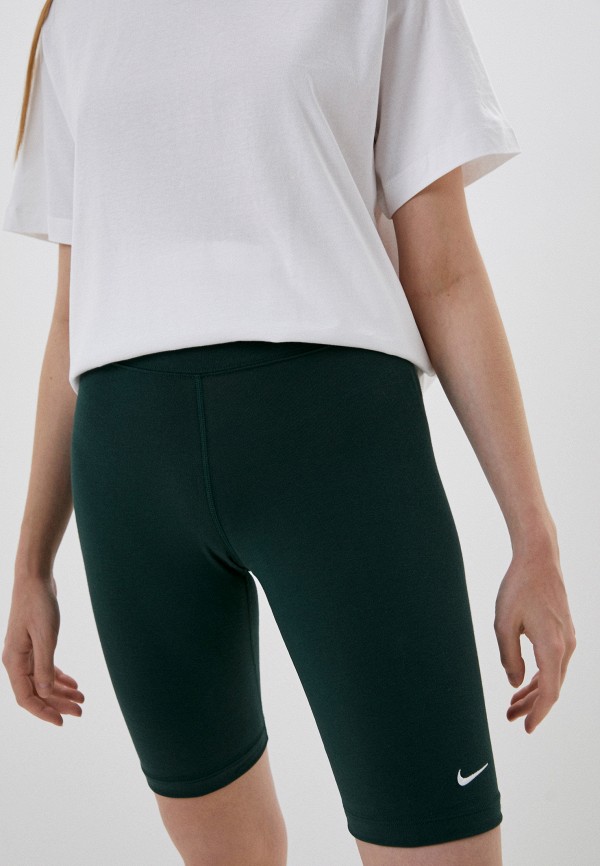 

Велосипедки Nike, Зеленый, W NSW ESSNTL MR BIKER SHORT
