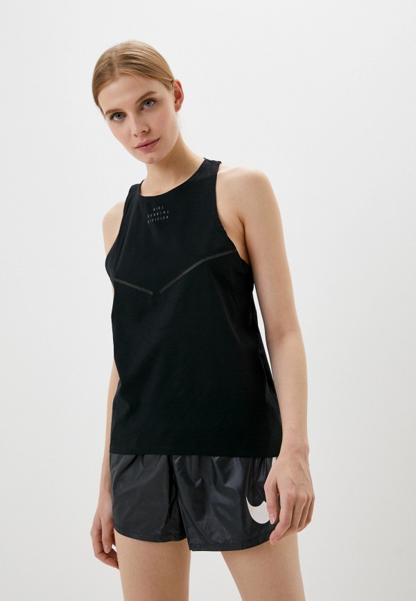 

Майка спортивная Nike, Черный, W NK DFADV RUN DVN ENG TANK