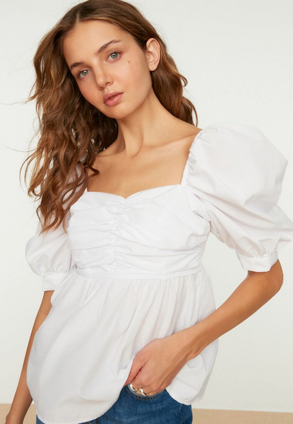 

Блуза Trendyol, Белый, Trendyol RTLABF369301