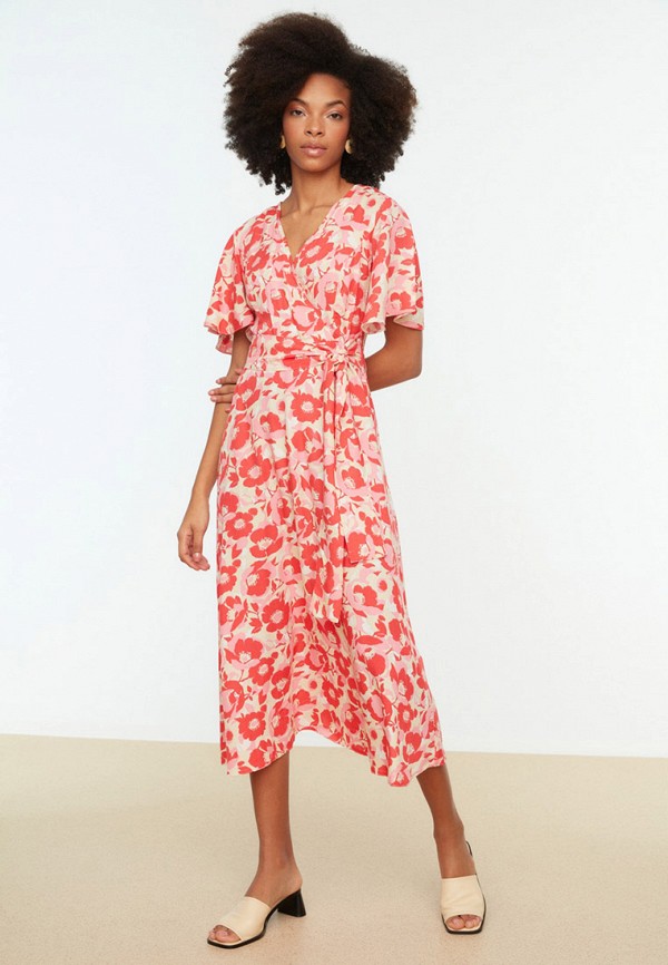 

Платье Trendyol, Розовый, Trendyol RTLABF371301