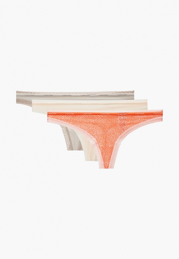 

Трусы 3 шт. Calvin Klein Underwear, Разноцветный, THONG