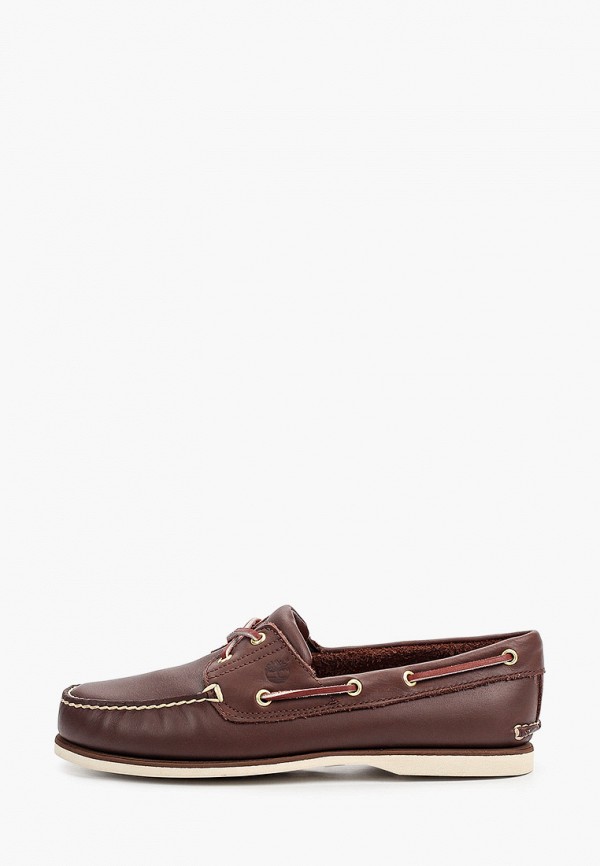 

Топсайдеры Timberland, Коричневый, MEN'S 2 EYE BOAT SHOE BROWN
