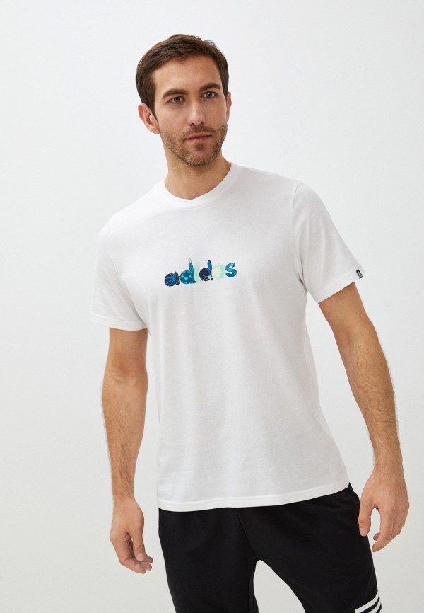 

Футболка adidas, Белый, M ILL G T 1
