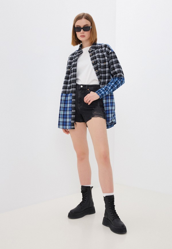 фото Шорты джинсовые topshop