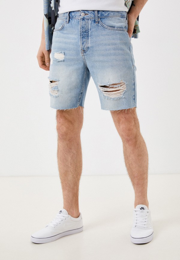 

Шорты джинсовые Topman, Голубой, Topman RTLABF530201