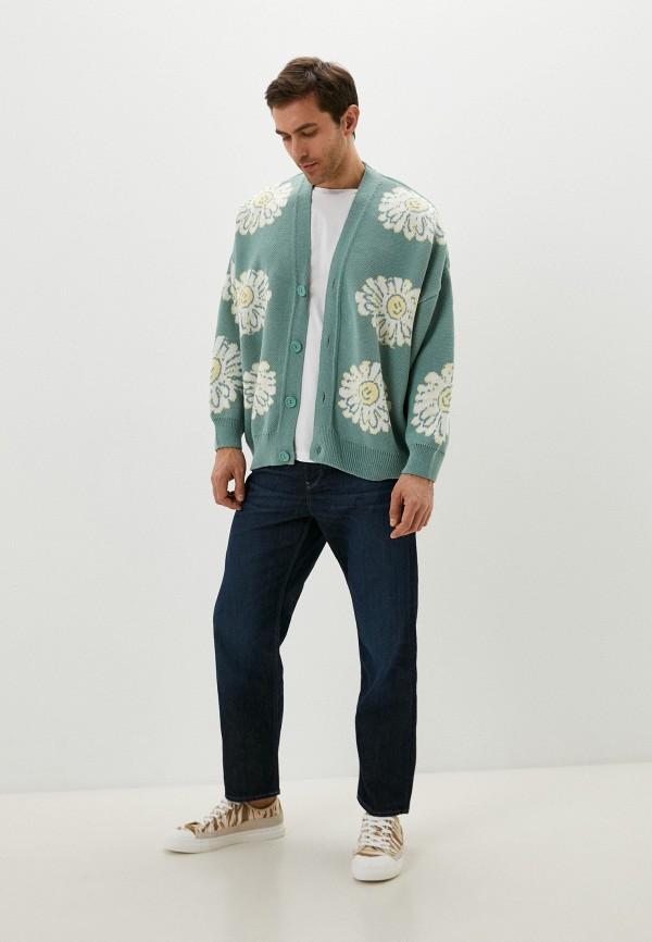 

Кардиган Topman, Бирюзовый, Topman RTLABF532101