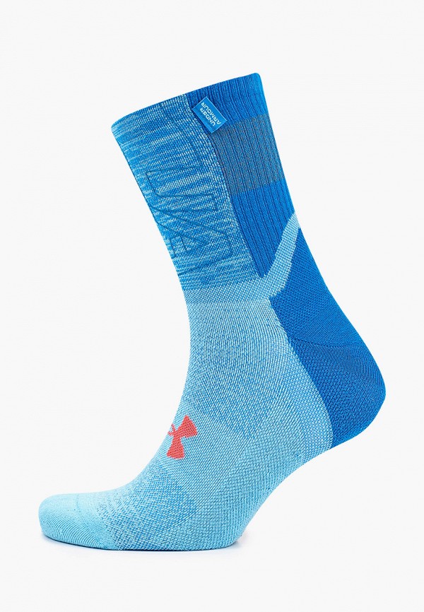 

Носки Under Armour, Голубой, UA ArmourDry Run Mid-Crew