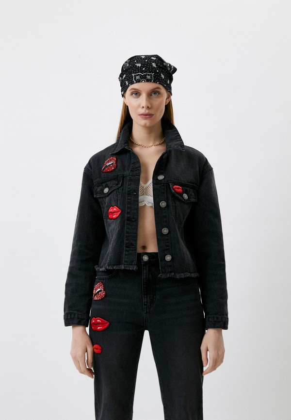 

Куртка джинсовая Pinko, Черный, Pinko RTLABF580601
