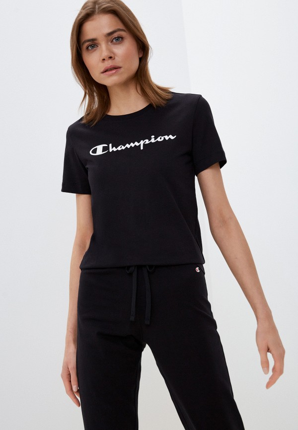 

Футболка Champion, Черный, LEGACY American Classics Crewneck T-Shirt