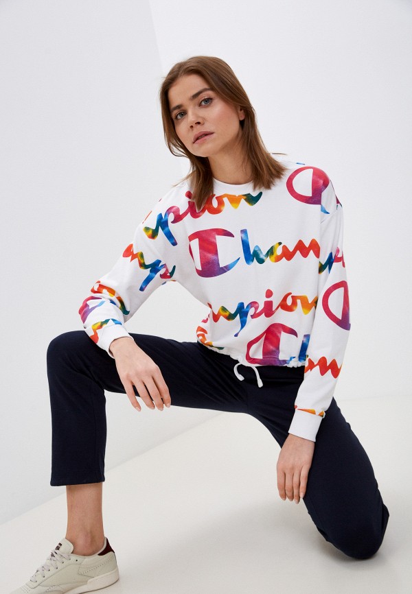 

Свитшот Champion, Белый, LEGACY Color Rave Crewneck Croptop Sweatshirt