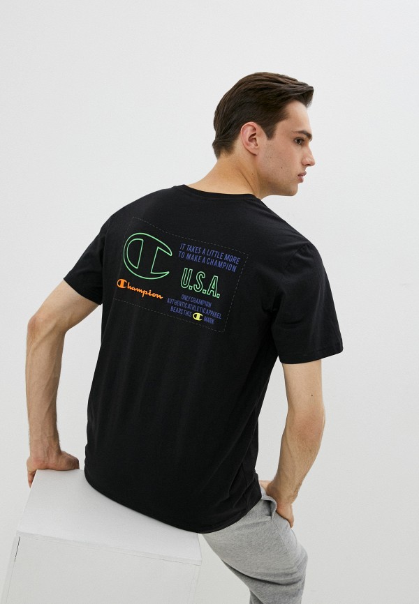 

Футболка Champion, Черный, LEGACY Neon Sport Crewneck T-Shirt