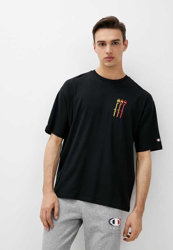 

Футболка Champion, Черный, LEGACY American Classics Crewneck T-Shirt