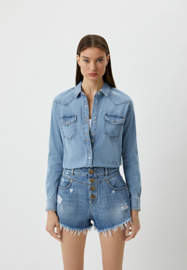 

Рубашка джинсовая Pinko, Голубой, Pinko RTLABF648101