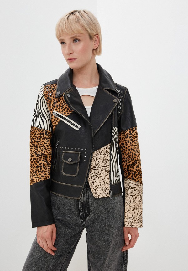 

Куртка кожаная Desigual, Черный, Desigual RTLABF684001