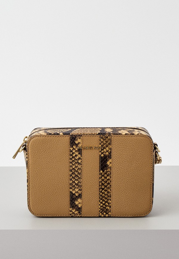 

Сумка Michael Michael Kors, Коричневый, JET SET