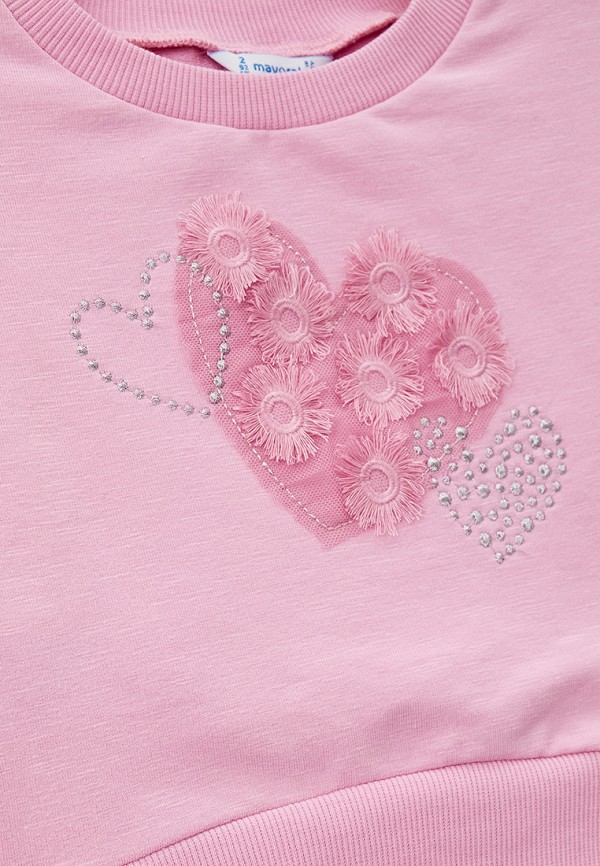 Свитшот Mayoral розовый, размер 116, фото 3