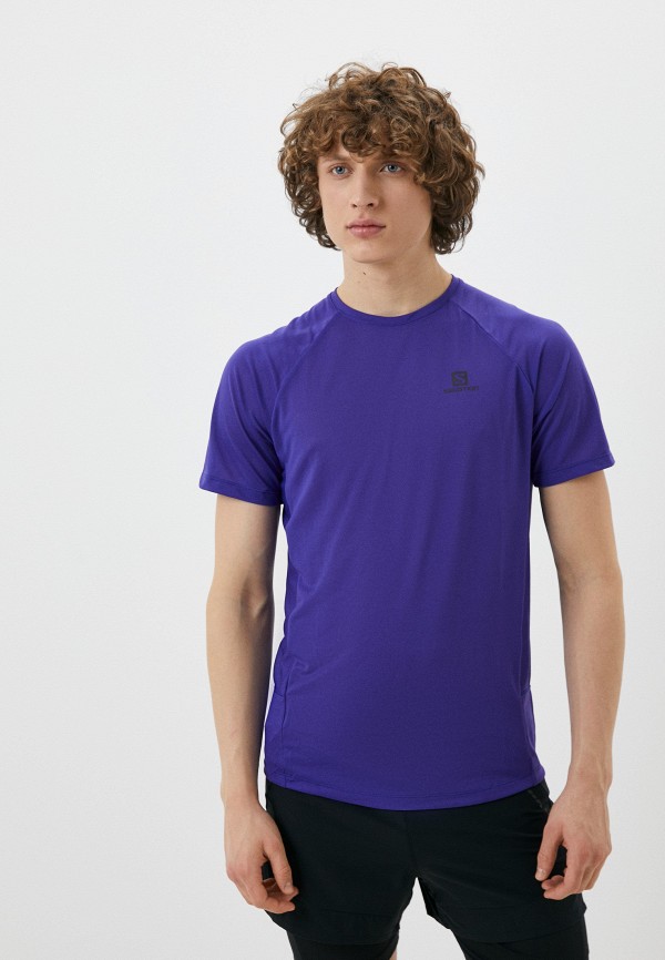 

Футболка спортивная Salomon, Фиолетовый, CROSS REBEL SS TEE M