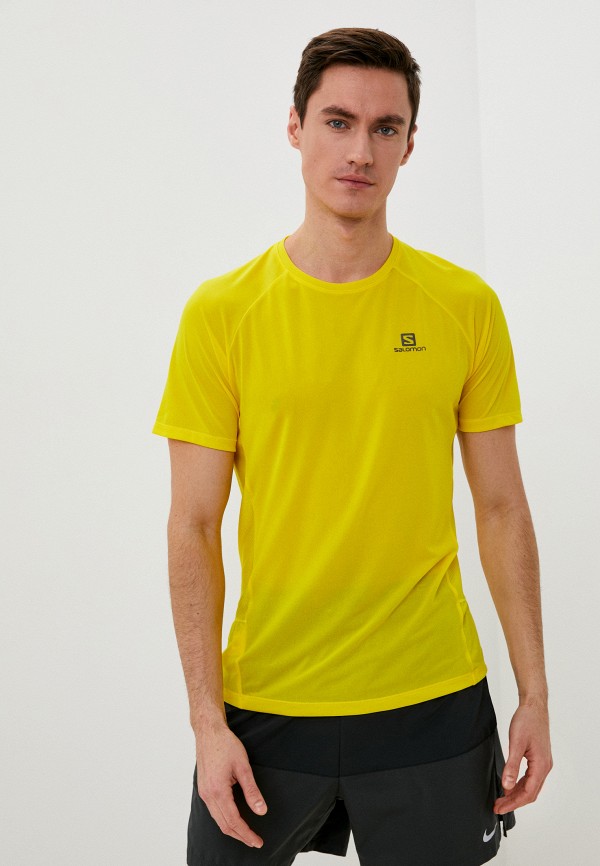 

Футболка спортивная Salomon, Желтый, CROSS REBEL SS TEE M