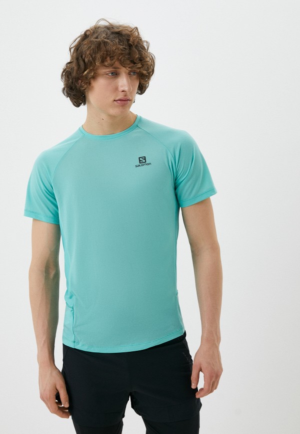 

Футболка спортивная Salomon, Бирюзовый, CROSS REBEL SS TEE M