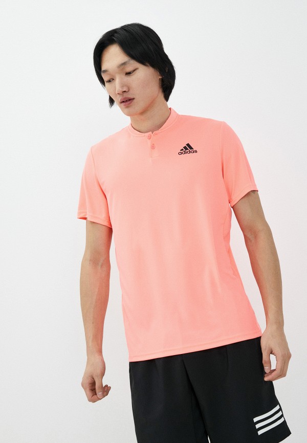 

Поло adidas, Коралловый, CLUB HENLEY