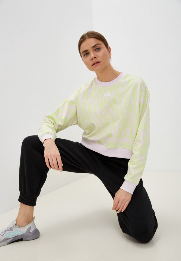 

Свитшот adidas, Разноцветный, W ANML SWT