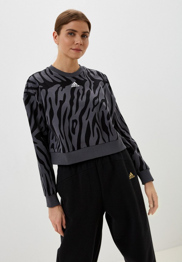 

Свитшот adidas, Серый, W ANML SWT