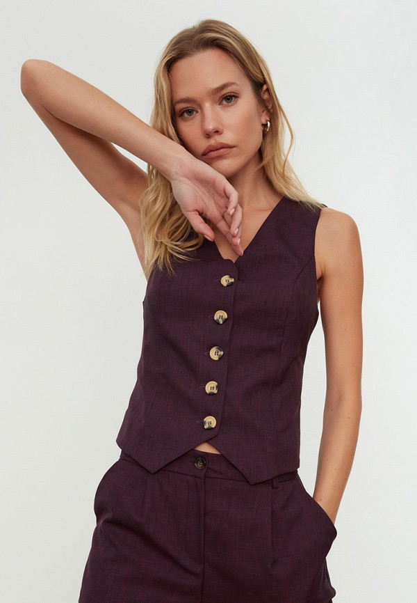 

Жилет Trendyol, Бордовый, Trendyol RTLABF823901