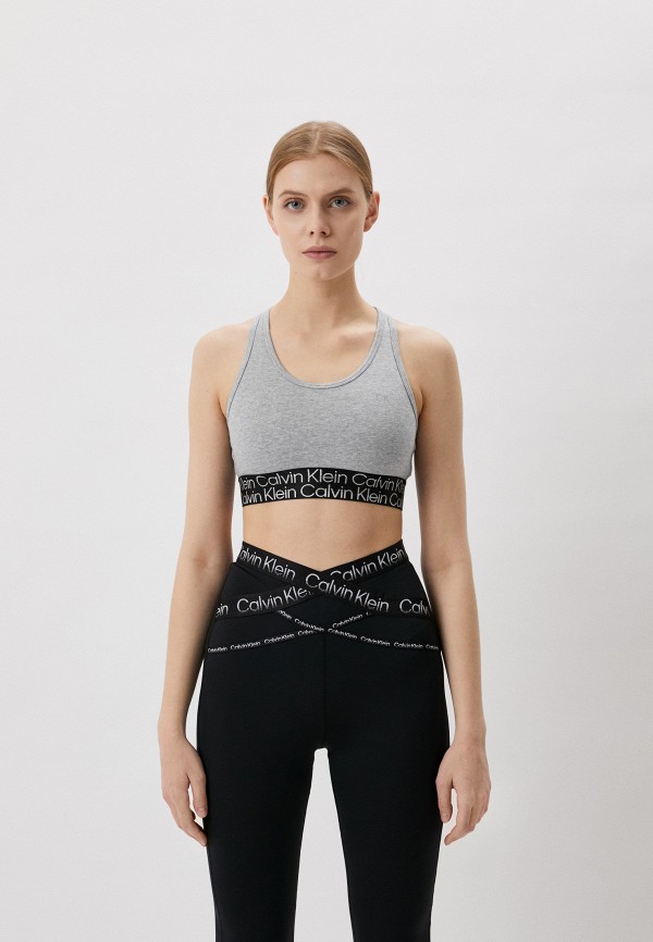 Топ спортивный Calvin Klein Performance серый 00GWS2K134 RTLABF884002