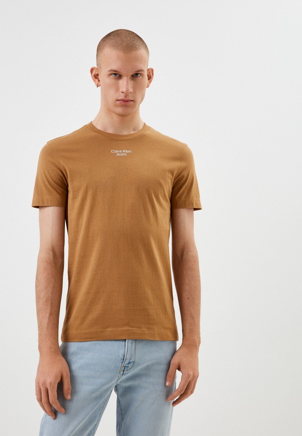

Футболка Calvin Klein Jeans, Коричневый
