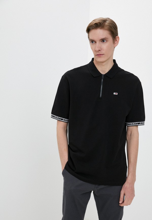 

Поло Tommy Jeans, Черный