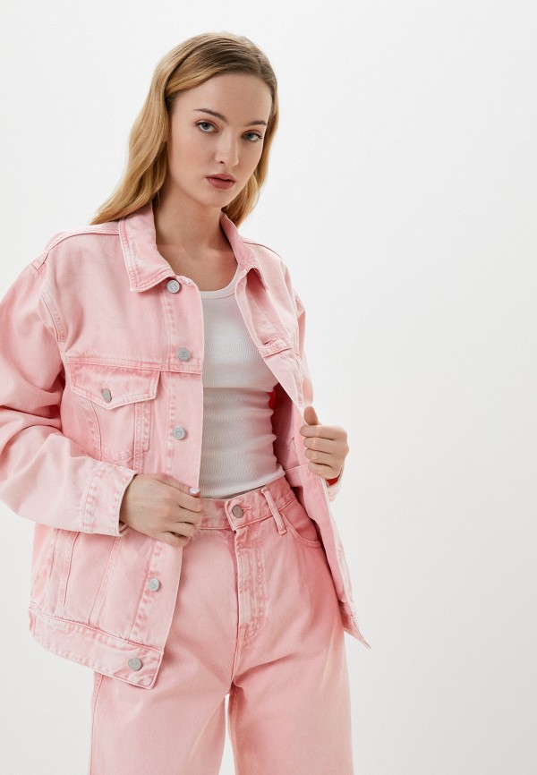 

Куртка джинсовая Tommy Jeans, Розовый