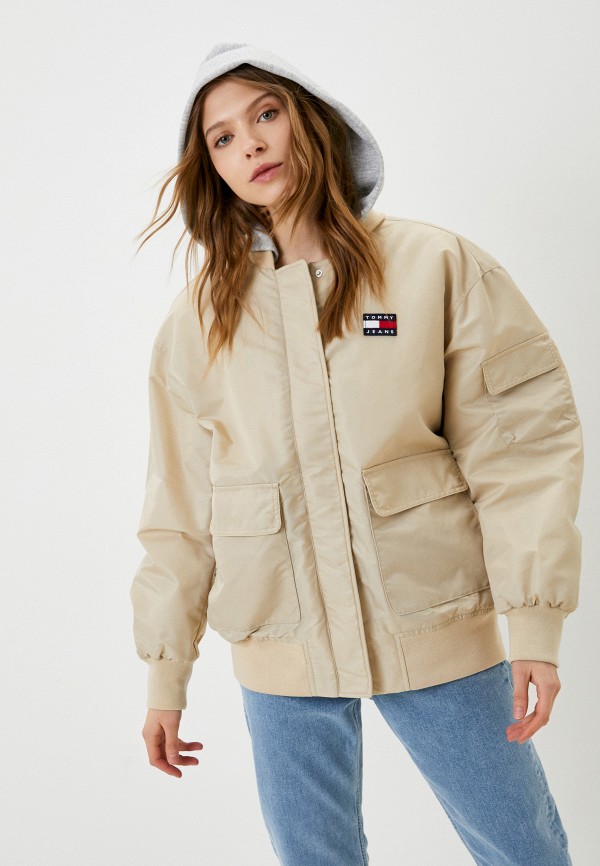 

Куртка утепленная Tommy Jeans, Бежевый