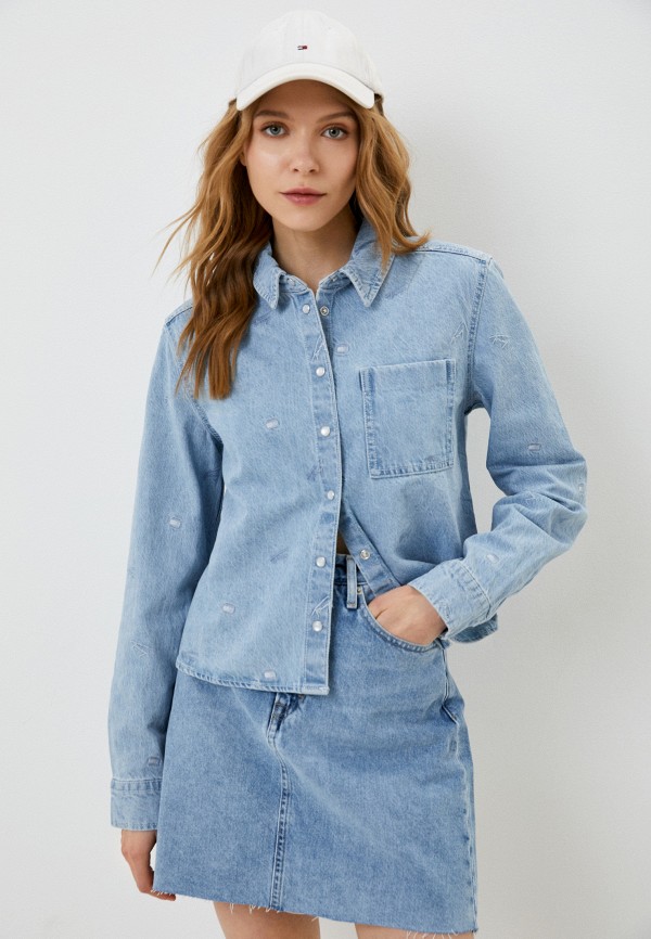 

Рубашка джинсовая Tommy Jeans, Голубой