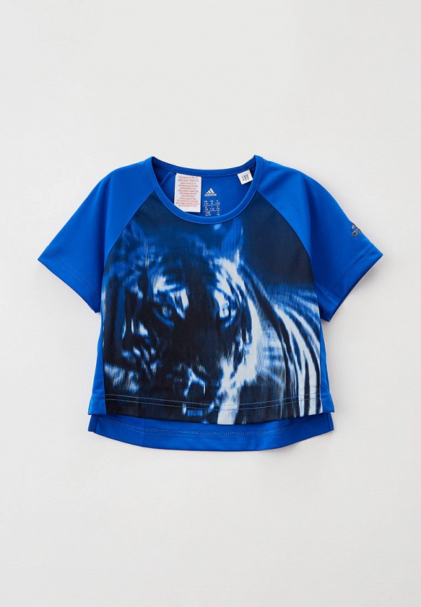

Футболка спортивная adidas, Синий, YG TR BEAST TEE