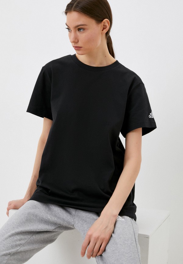 

Футболка adidas, Черный, BOS BLANK TEE W