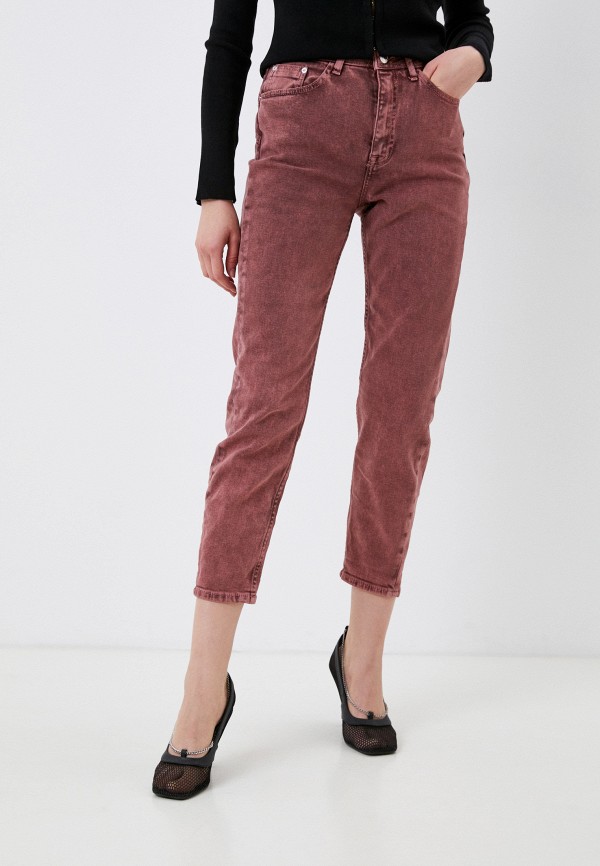 

Джинсы River Island, Розовый, MOM SCULPT FIT