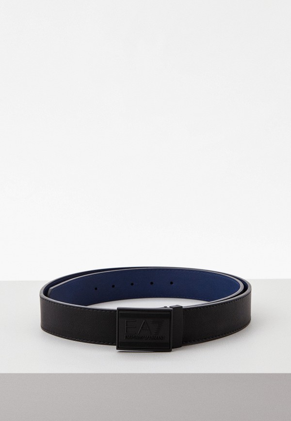 

Ремень EA7, Черный, PLATE BELT
