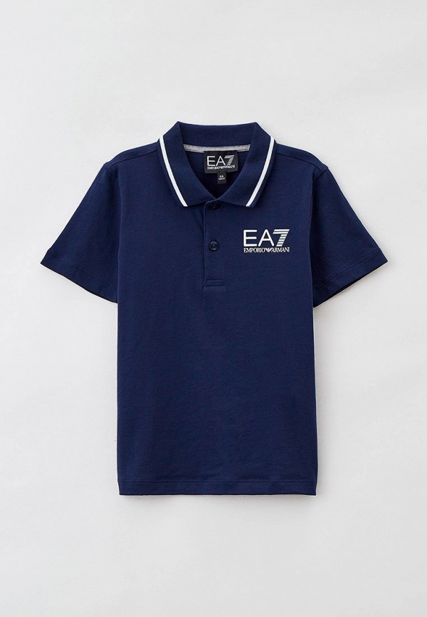 

Поло EA7, Синий