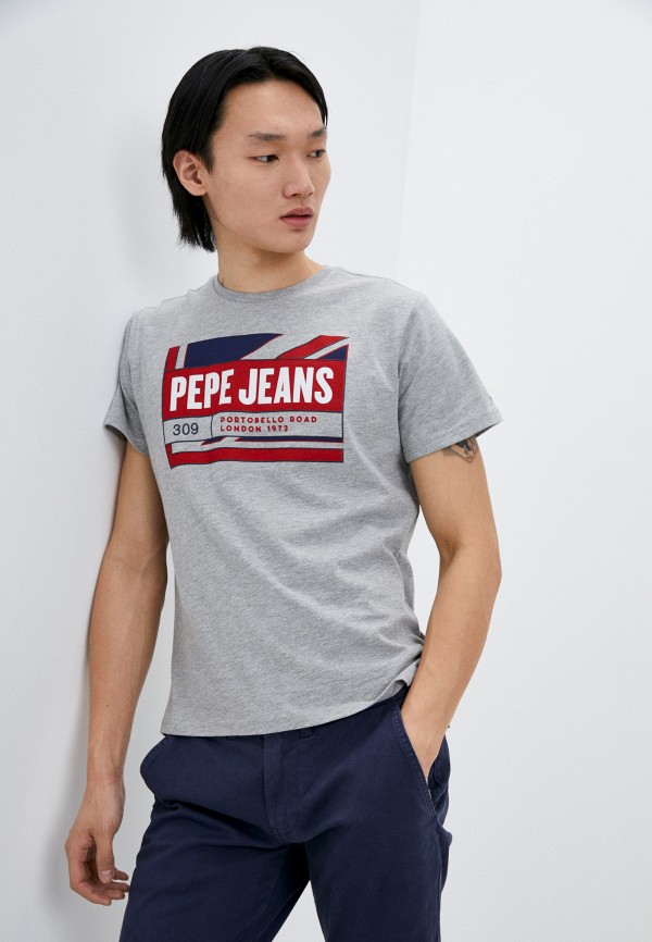 

Футболка Pepe Jeans, Серый