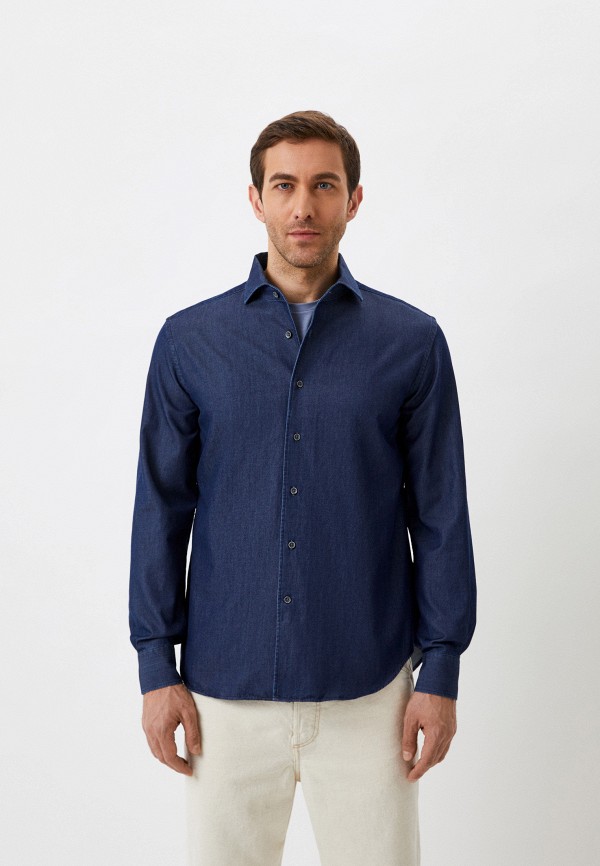 Рубашка Corneliani синий 89P126-2111040-001 RTLABG173601