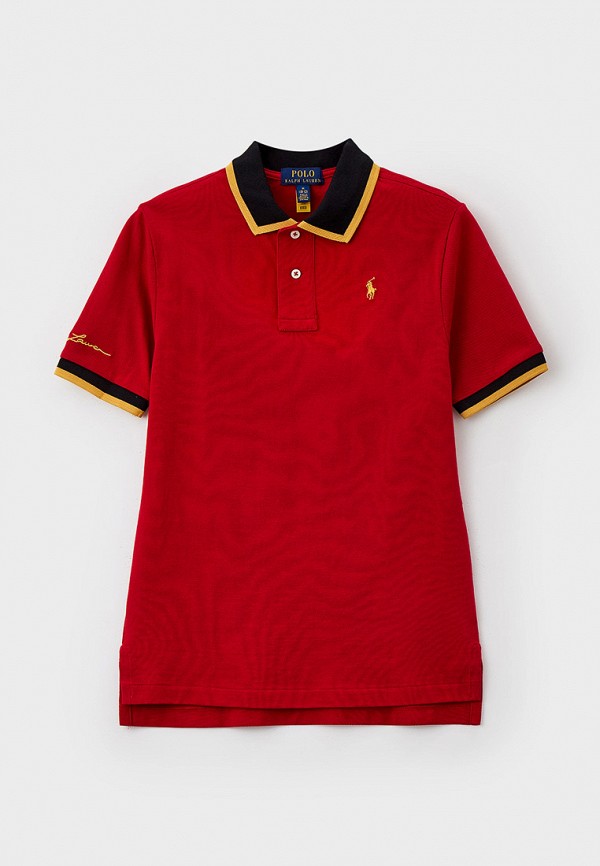 Поло Polo Ralph Lauren бордового цвета